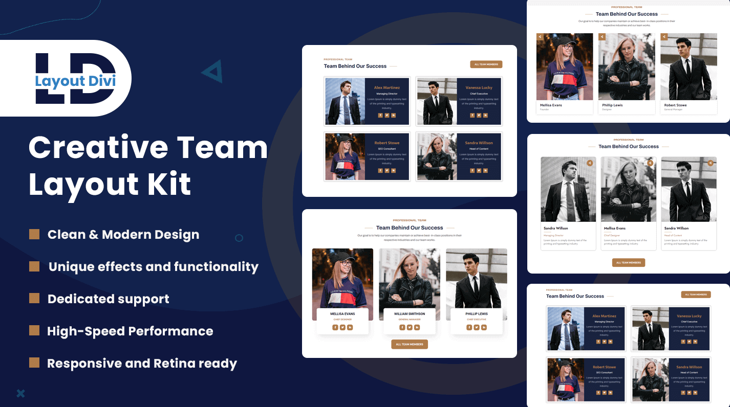 Creative team Layout Kit