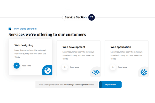 Divi Service Section 17