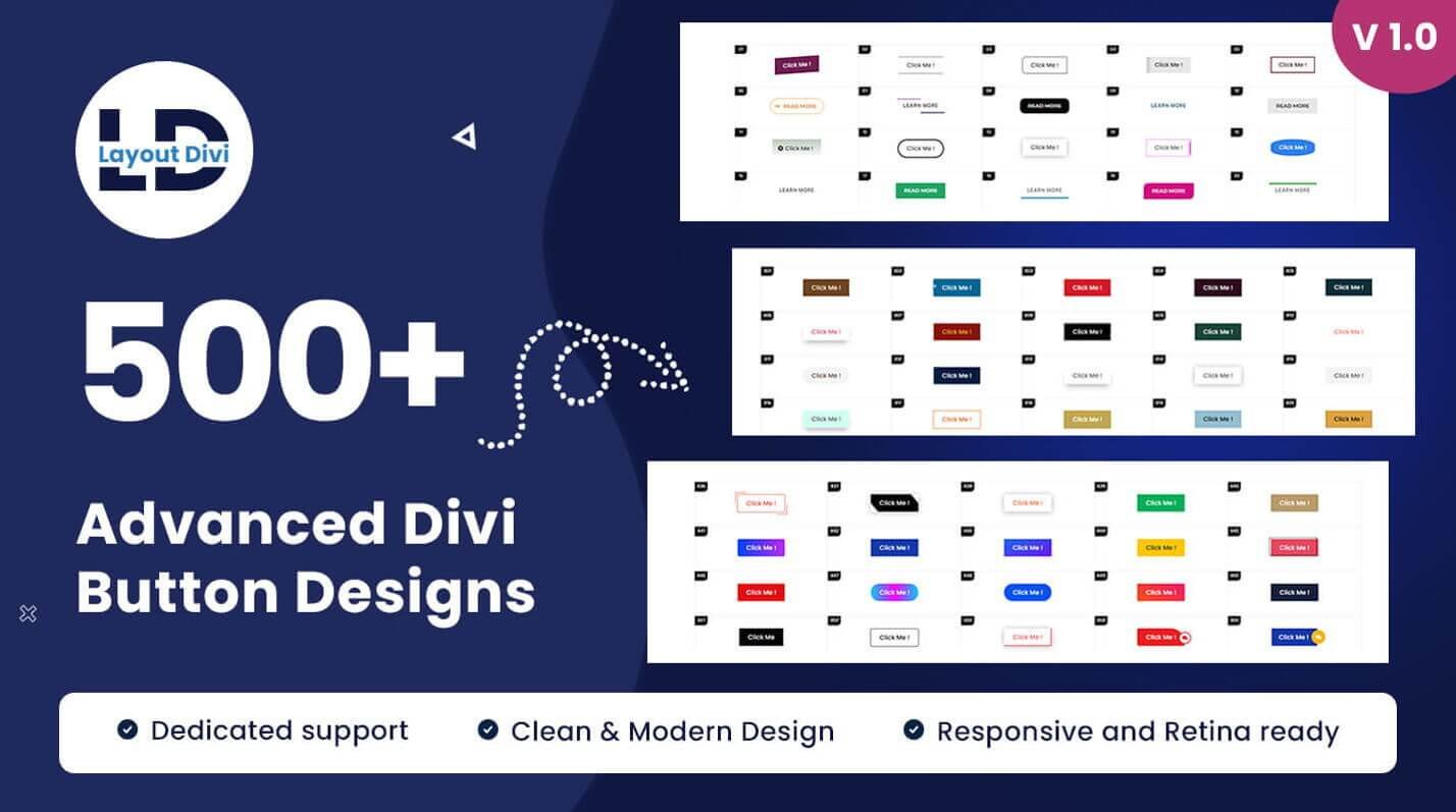 Advanced Divi Button Designs