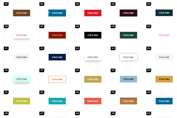 divi button design 401 to 500