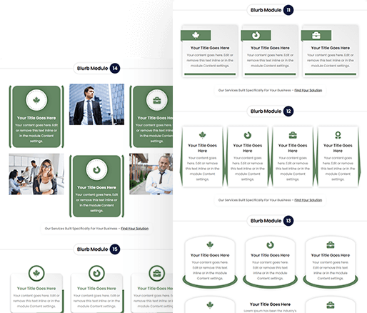 Divi Blurb Module Design Section 11 To 20