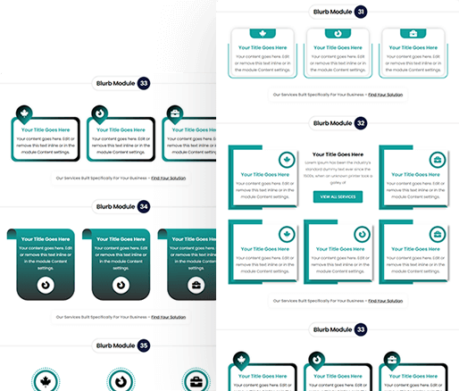 Divi Blurb Module Design Section 31 To 40