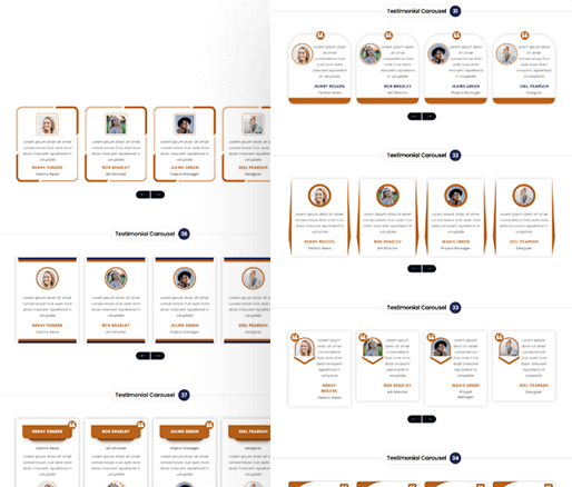 Divi Testimonial Module Carousel Section 31 To 40