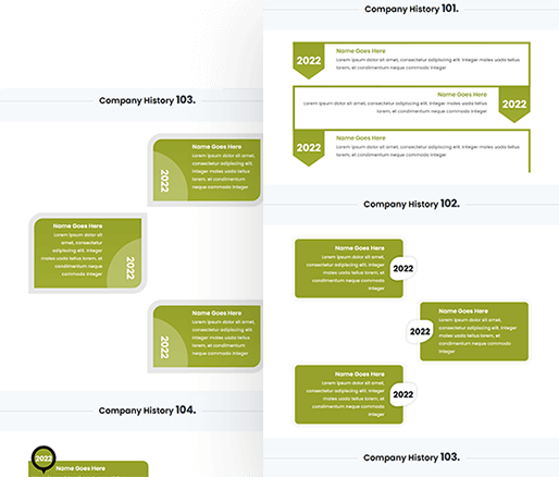 Divi Timeline Layout 101 To 110