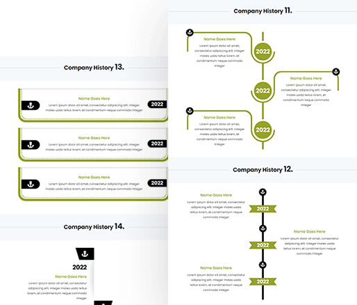 Divi Timeline Layout 11 To 20