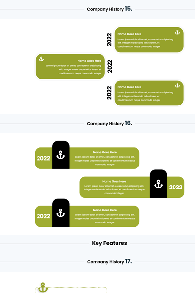 Divi Timeline Layout Right image