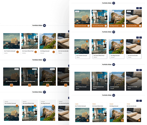 Ultimate Portfolio Module Carousel Section Pack 1