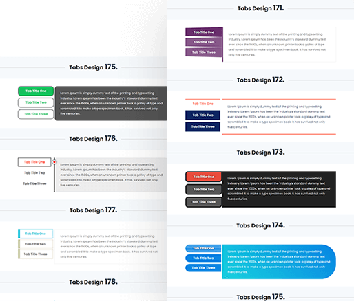 Divi Tabs Module Design 171 To 180