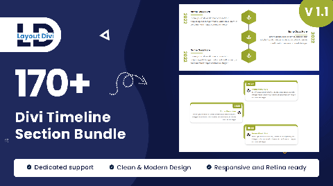 Divi Timeline Section Pack