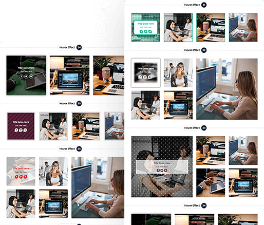 Divi Hover Effect Layout 31 To 40