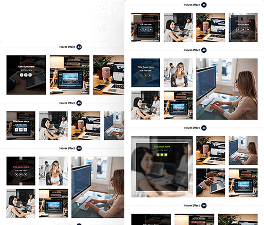 Divi Hover Effect Layout 41 To 50