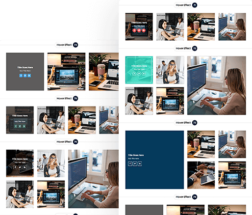 Divi Hover Effect Layout 71 To 80