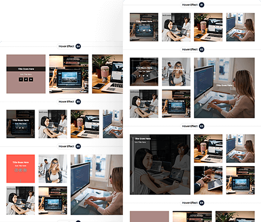 Divi Hover Effect Layout 81 To 90
