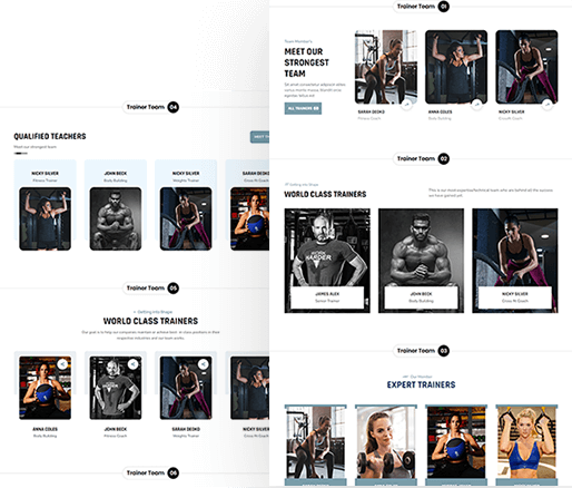 Divi Gym Trainer Design Section 01-10