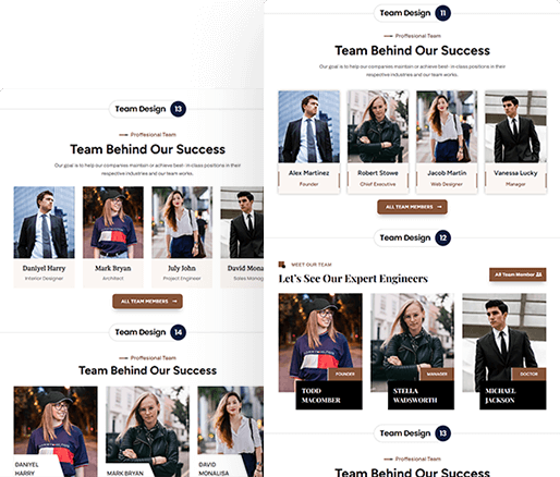 Divi Team Design Section 11-20