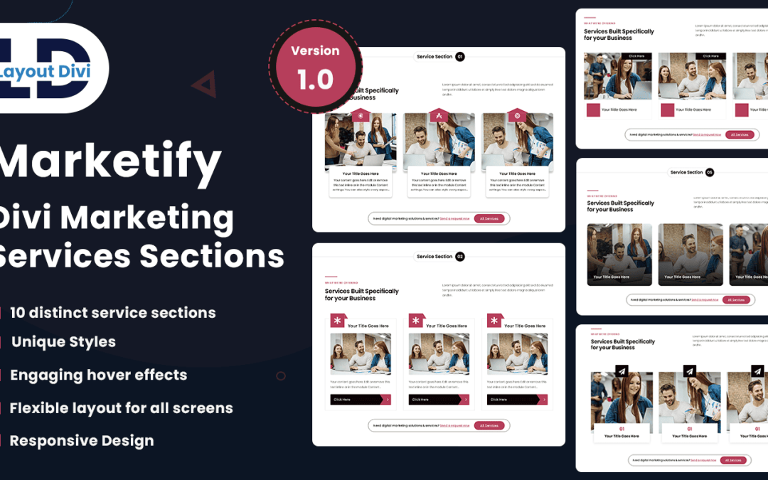 Divi Marketing Services Sections- Featured Image