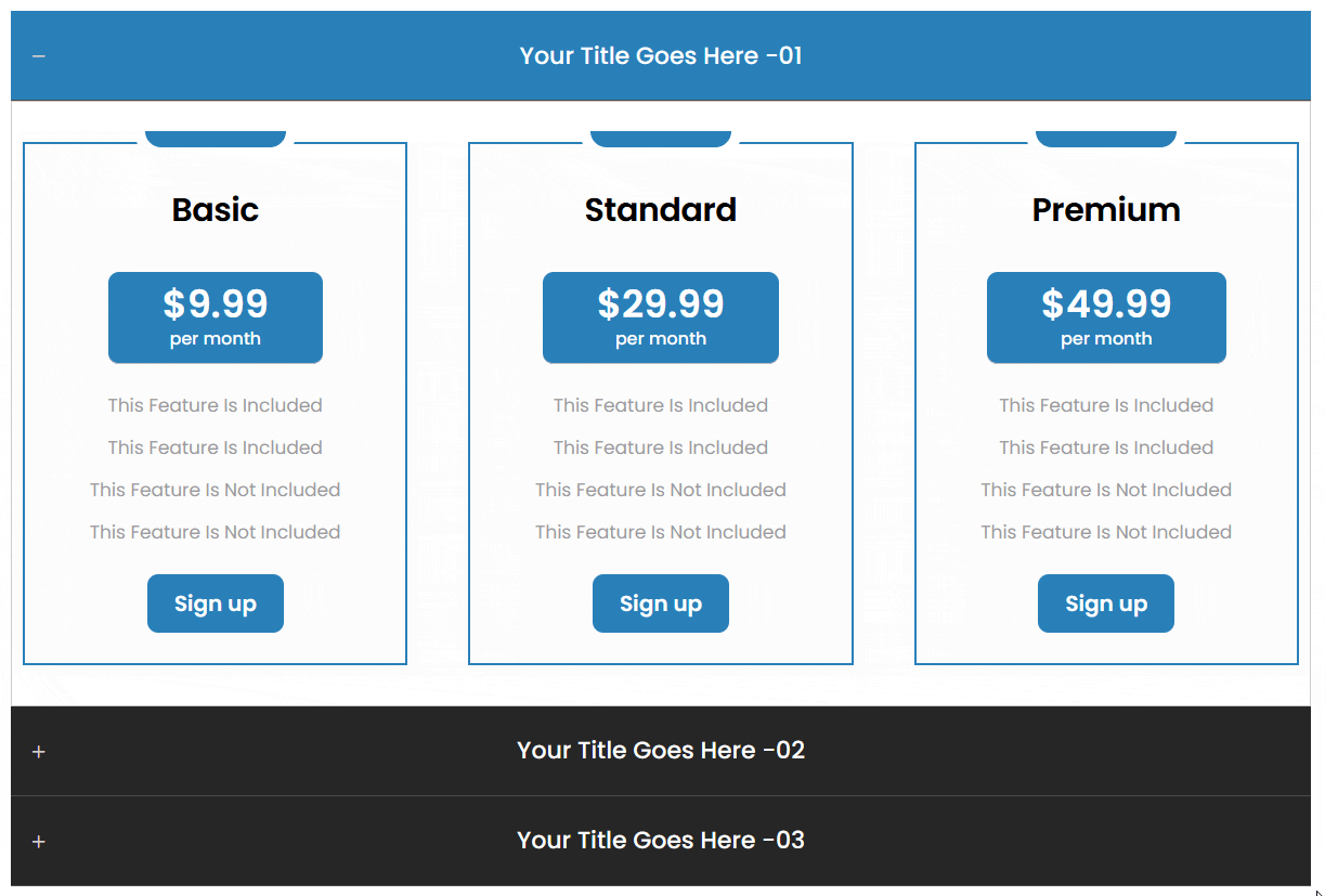 Divi Advanced FAQ Designs Layouts - Style 5 image