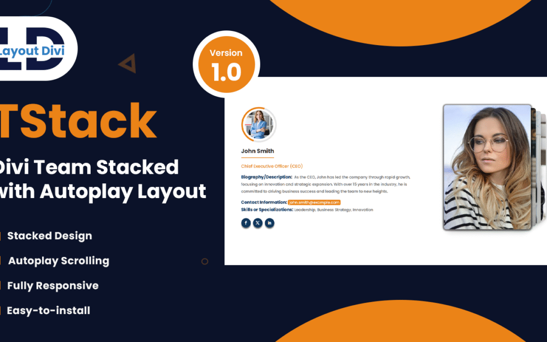 Stacked Team Autoplay Divi Layout Feature Image