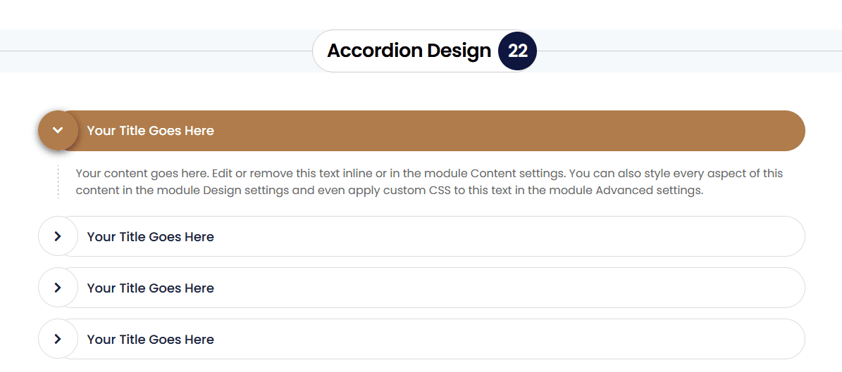 Divi 5 Accordion Module Design 22