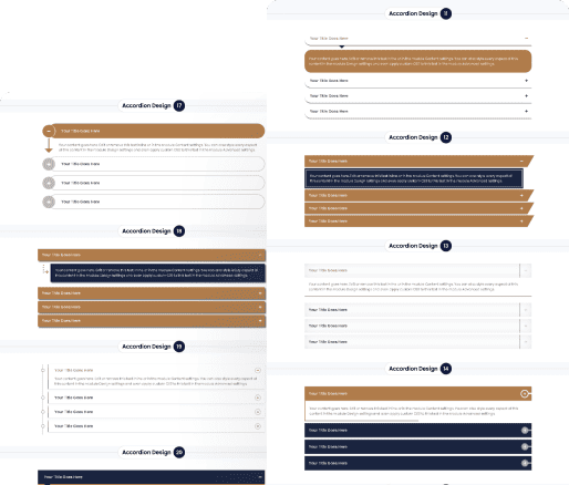 Divi Accordion Module Design 11 To 20