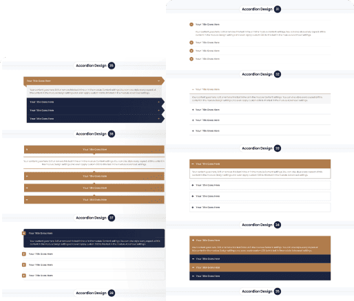 Divi Accordion Module Design 31 To 40