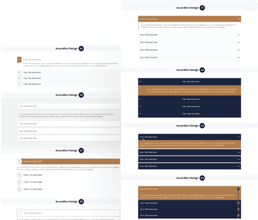 Divi Accordion Module Design 41 To 50