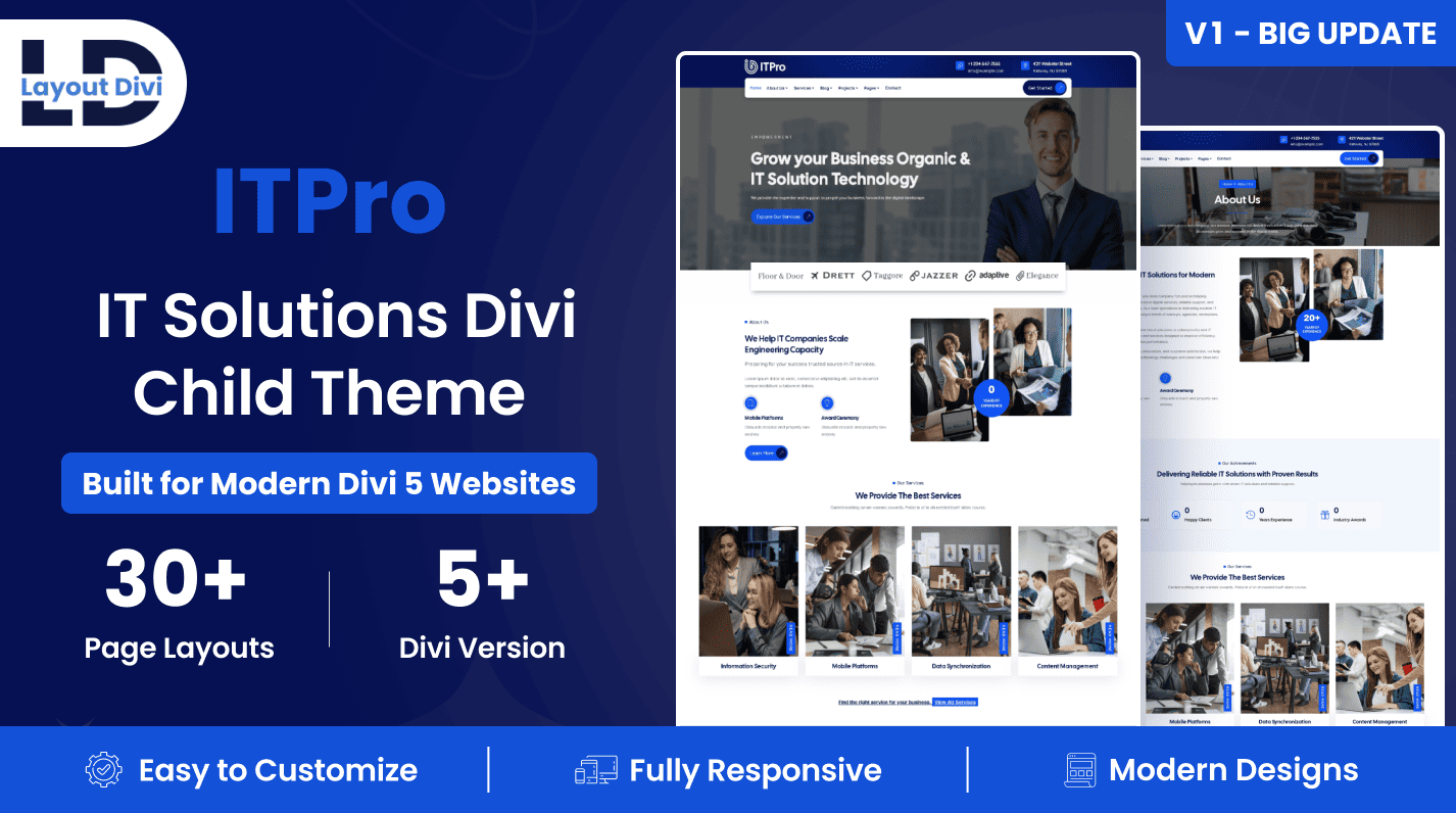 ITPro – IT Solutions & Technology Services Divi Child Theme - Featured Image ITPro – IT Solutions & Technology Services Divi Child Theme - Featured Image