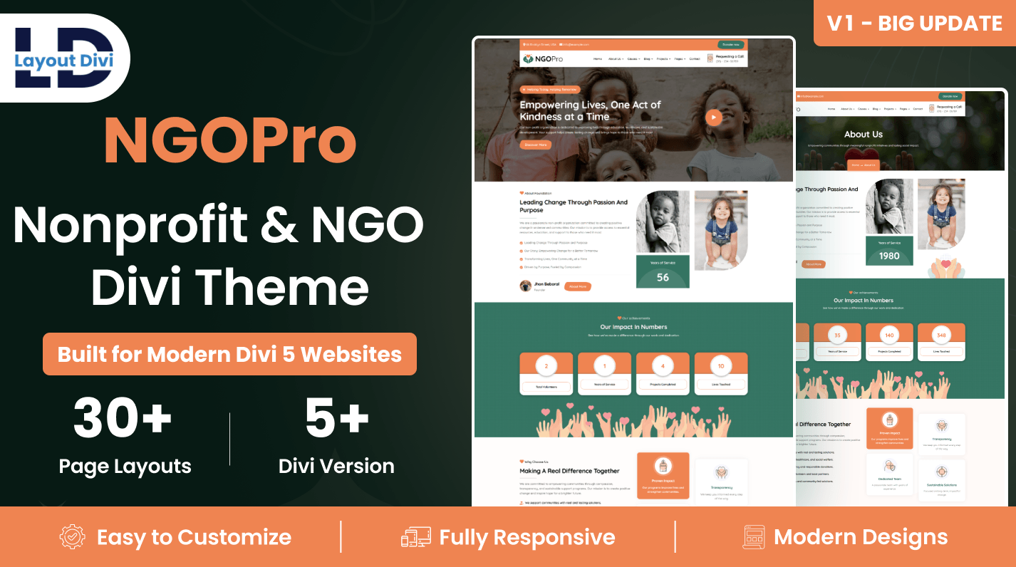 NGOPro – Nonprofit & NGO Divi Child Theme - Featured Image NGOPro – Nonprofit & NGO Divi Child Theme - Featured Image